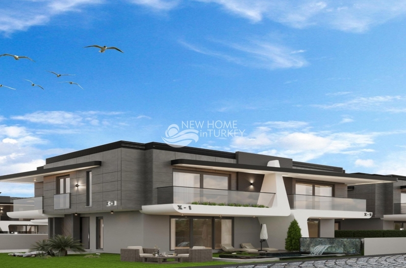 Luxury 3+1 Villa with Mountain View in Antalya - ALTINTAŞ