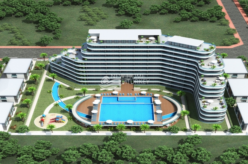 Luksus 1+1 Lejlighed med Bjergudsigt, Antalya-ALTINTAŞ