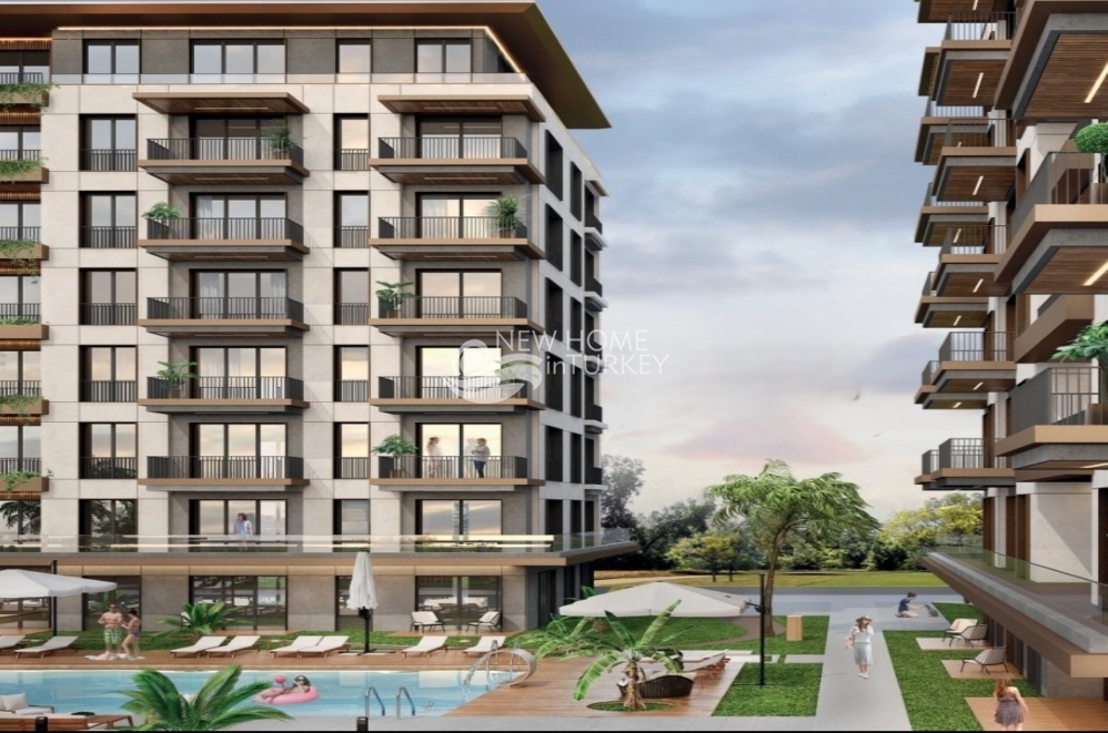 Property image of Lyxig 1+1 lägenhet med bergsutsikt, Antalya - ALTINTAŞ