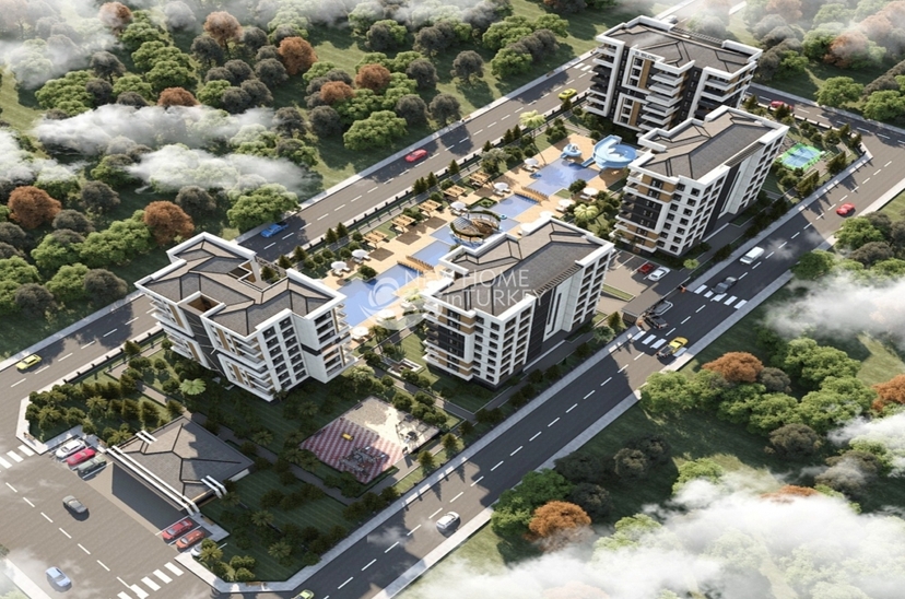 Luxuriöse 3+1 Wohnung mit Bergblick in ALTINTAŞ