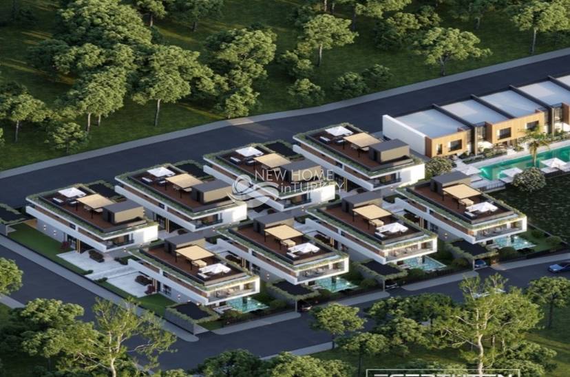 New high end 4 bedroom villas in Altintas, Antalya