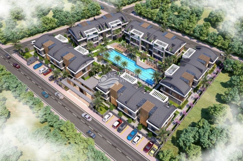 Luxury 1+1 Apartment with Pool in Belek Center