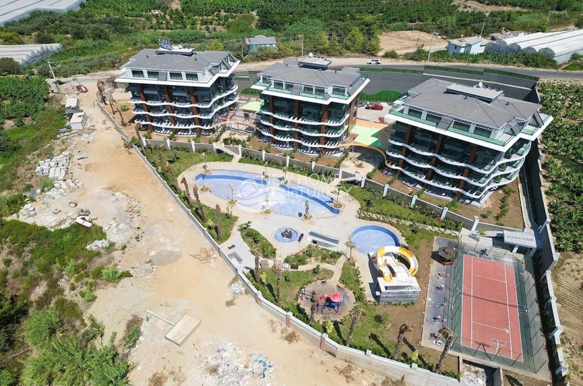 Lyxig 2+1 lägenhet med bergsutsikt, Alanya - Kargicak