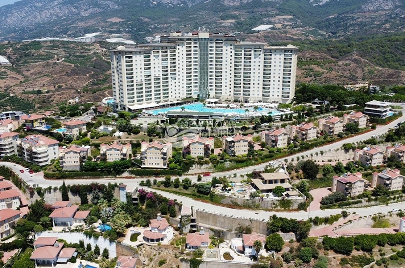 Luksus 2+1 Lejlighed med Hav- og Slotsudsigt, Alanya - Kargicak