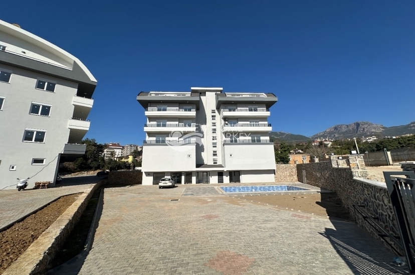 Luksus 1+1 Lejlighed med Bjergudsigt i Alanya - Oba