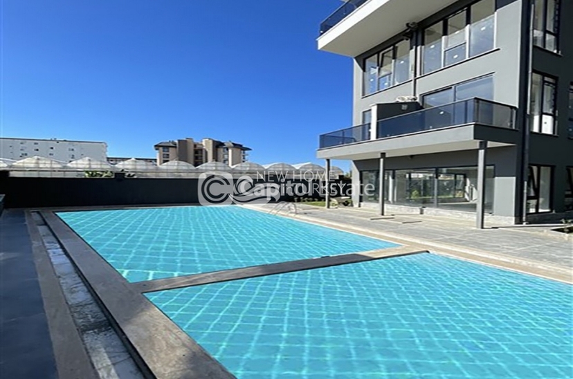 Luxuriöse 1+1 Wohnung mit Meerblick und Bergblick, Alanya - Kargicak