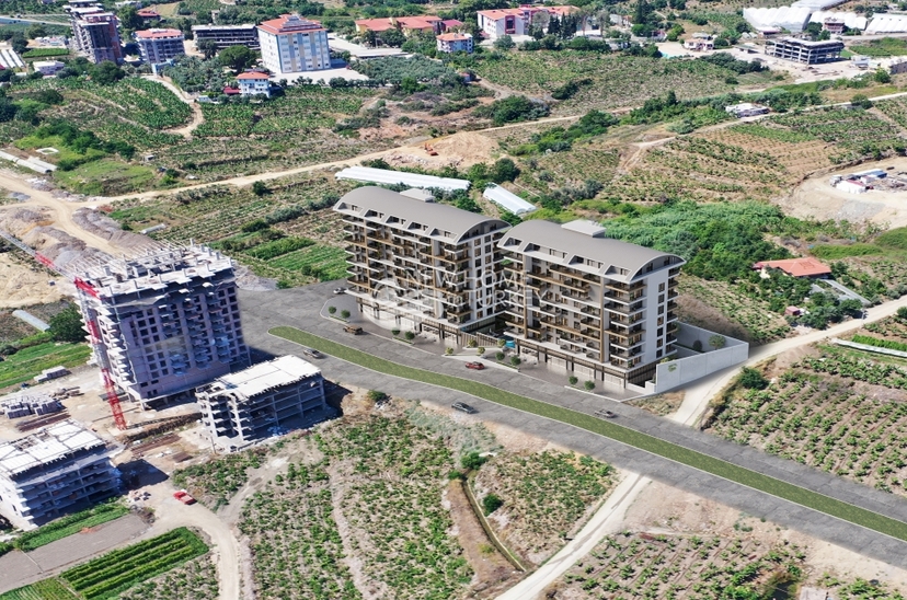 Ylellinen 2+1 kattohuoneisto meri- ja vuorinäköalalla, Alanya Mahmutlar