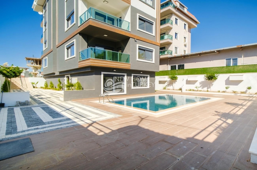 Luxuriöse 2+1 Wohnung mit Bergblick in Alanya, Oba