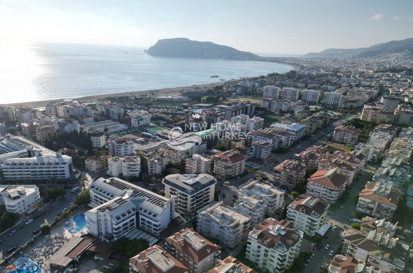 Luxuriöse 2+1 Wohnung mit Bergblick in Oba, Alanya
