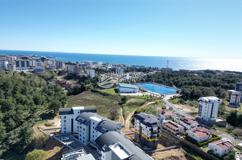 Luxuriöse 2+1 Wohnung mit Bergblick in Avsallar, Alanya