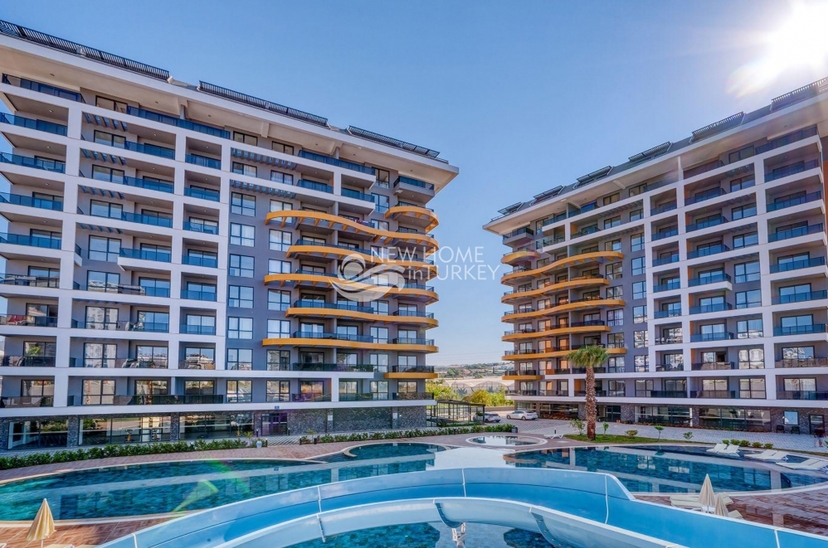 Modern 1+1 lägenhet i Avsallar, Alanya med lyxiga bekvämligheter