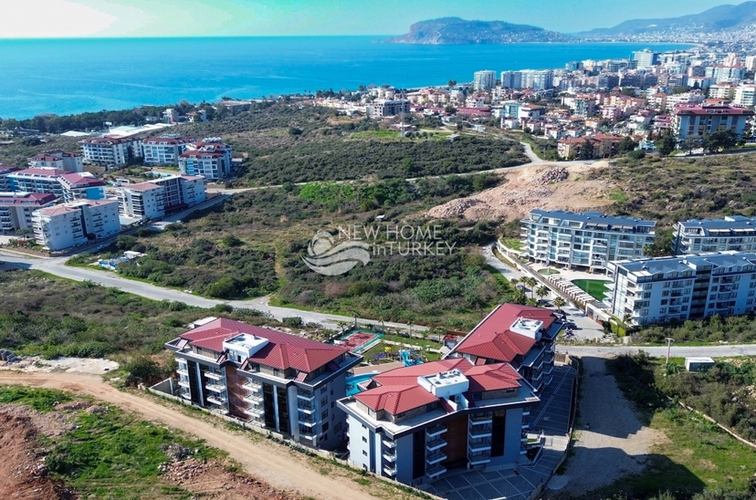 Luxurious 1+1 Apartment with Sea and Mountain Views, Alanya-Kestel
