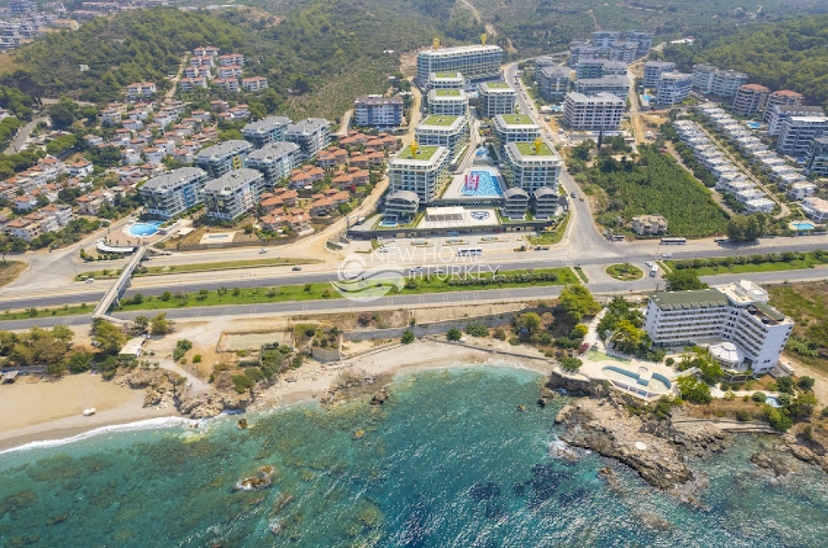 Luksuriøs 1+1 leilighet med havutsikt i Kargicak, Alanya