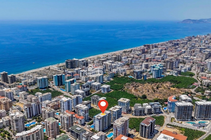 Luksus 2+1 Lejlighed med Bjergudsigt i Mahmutlar, Alanya
