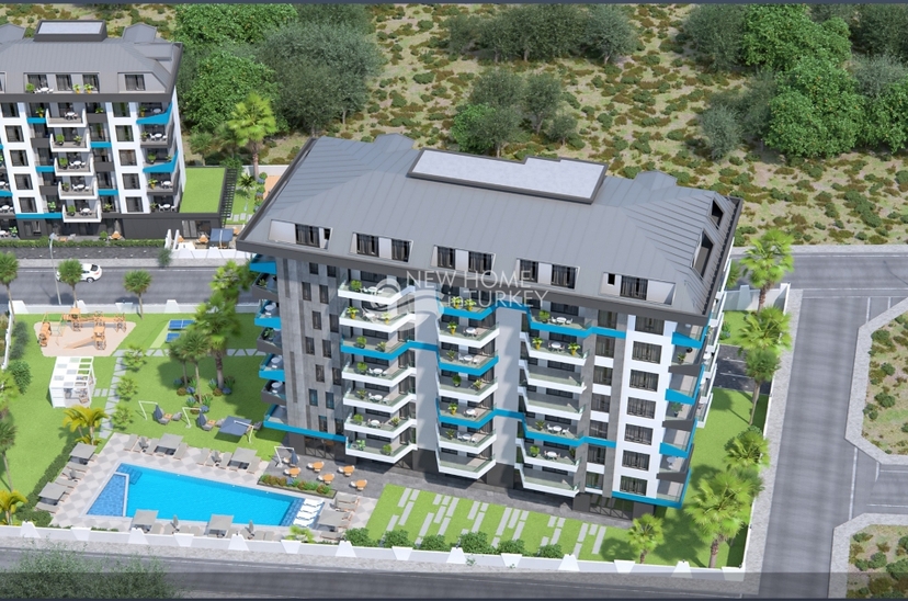 Luksuriøs 3+1 Penthouse med Fjellutsikt, Alanya