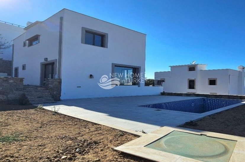 4+1 Villa with Stunning Sea and Mountain Views, Bodrum - Gumusluk