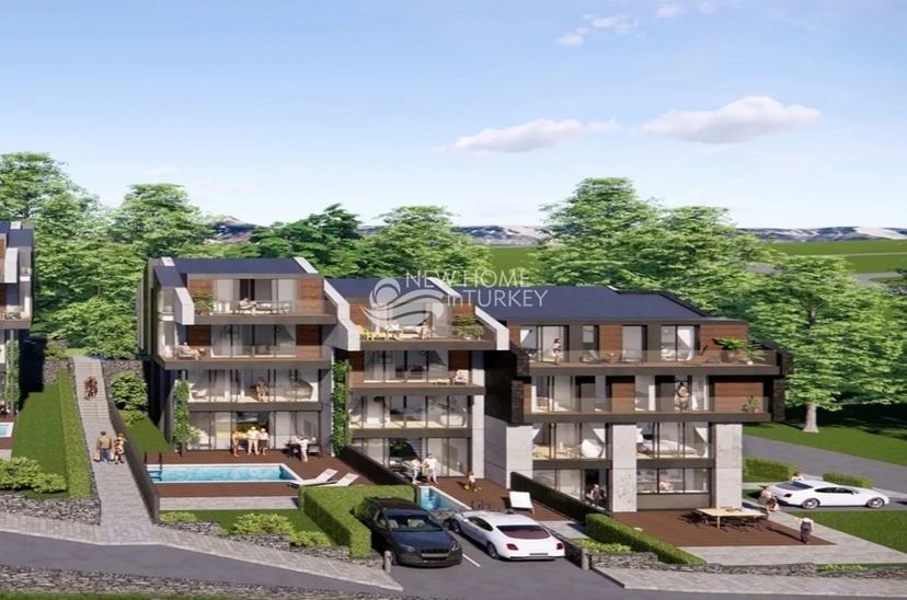 Luksus 5+1 Villa med BBQ og legeplads til børn i Sariyer, Istanbul