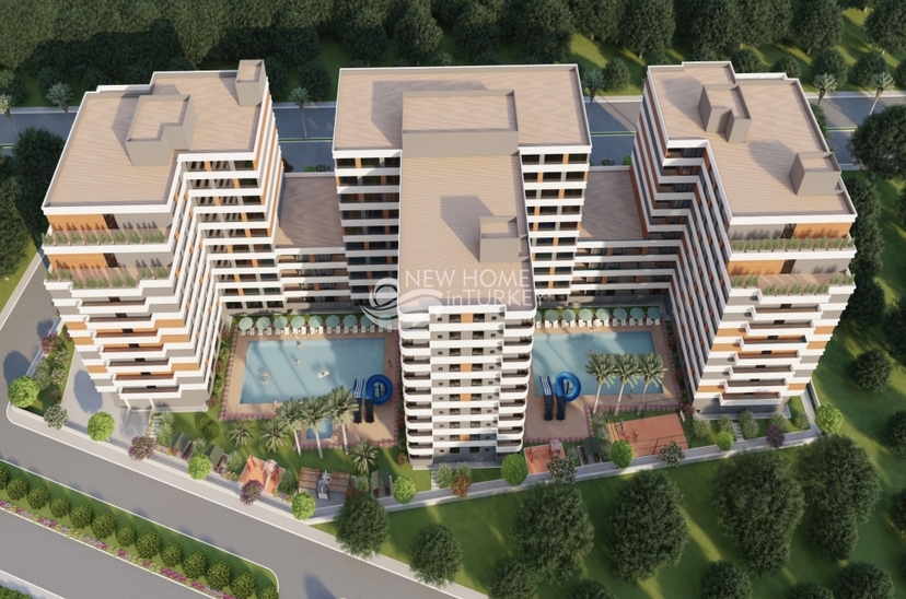 Luxury Mountain View Studio with Pool and Fitness in Tomuk