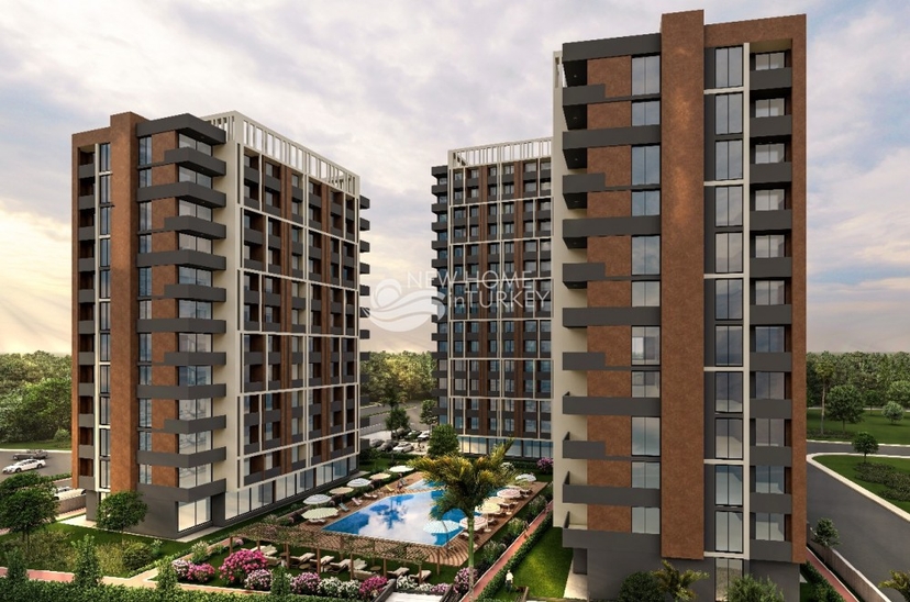 Luxury 1+1 Apartment with Sea, Castle, and Mountain Views in Mersin - Arpaçbahşiş