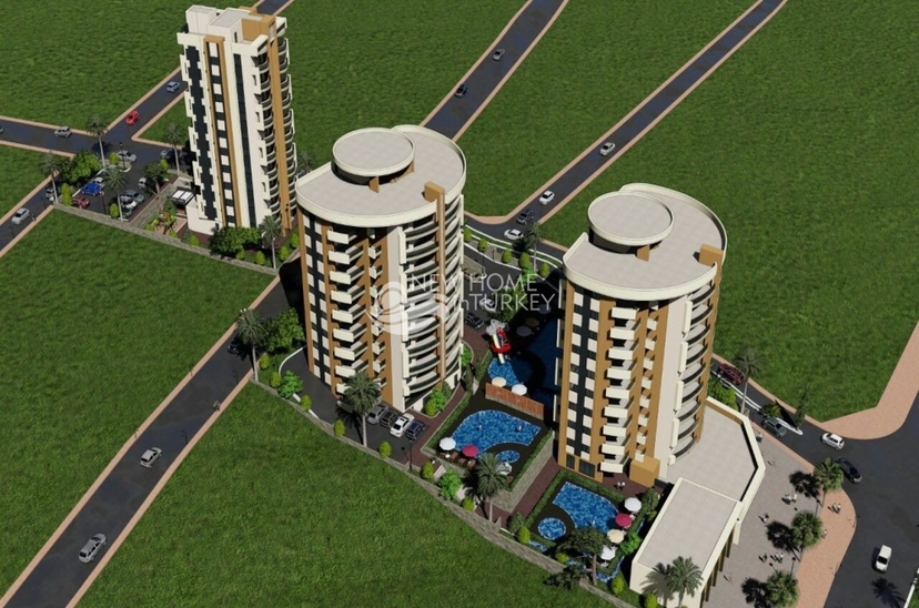 Luxurious 2+2 Apartment with Sea and Mountain Views, Mersin - Ayaş