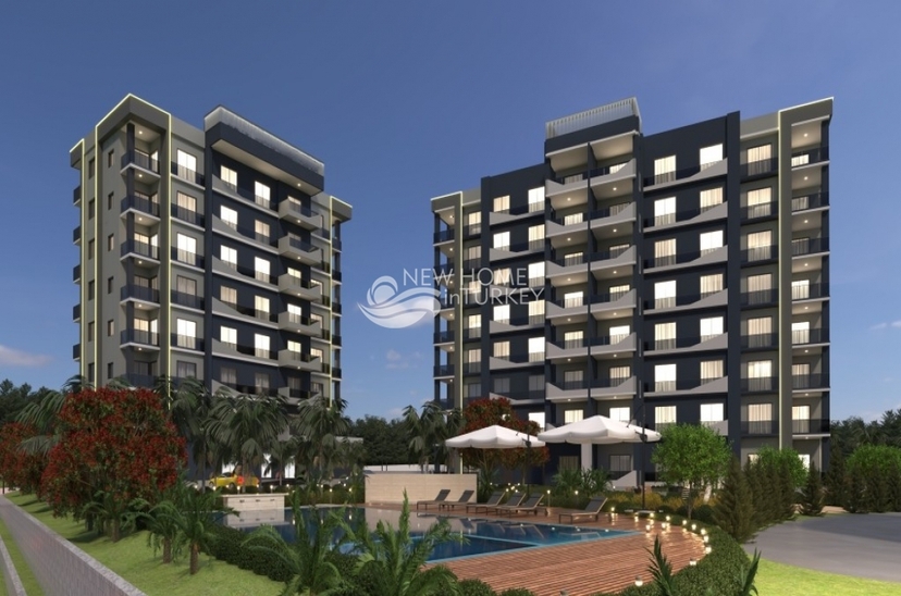 Luxury 2+1 Apartment with Mountain View, Mersin-Mezitli