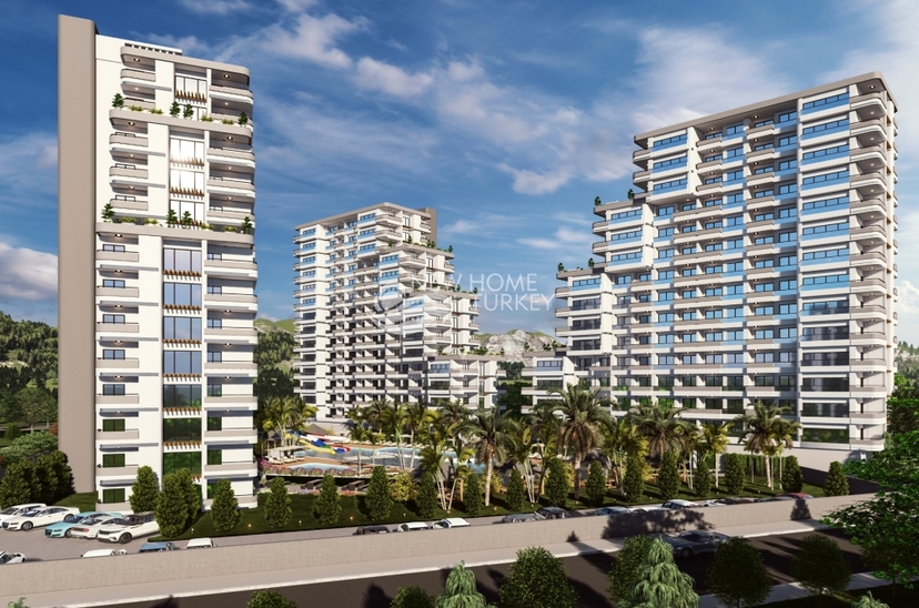 Luxury 1+1 Apartment with Mountain Views, MERSIN