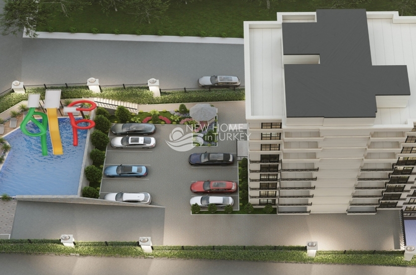 Luxury 1+1 Apartment with Sea and Mountain Views in Ayas, Mersin