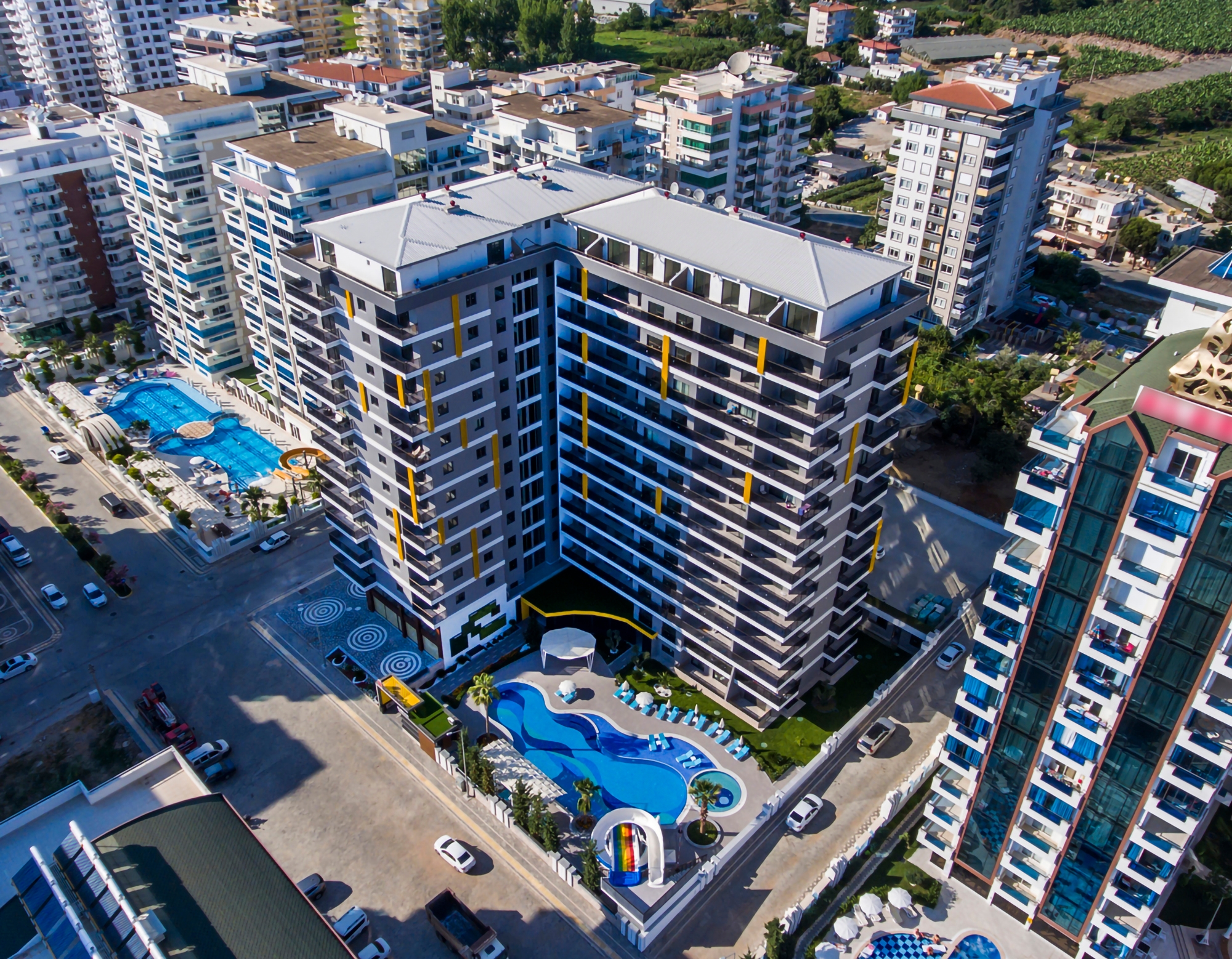 Luksuriøs 3+1 Penthouse med Hav- og Bjergudsigt i Alanya - Mahmutlar