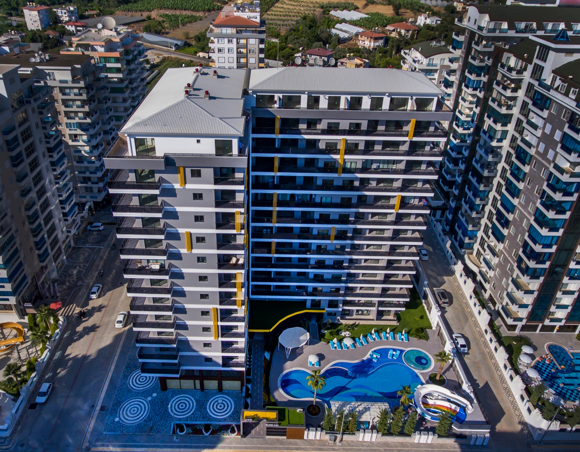 Luksuriøs 3+1 Penthouse med Hav- og Bjergudsigt i Alanya - Mahmutlar