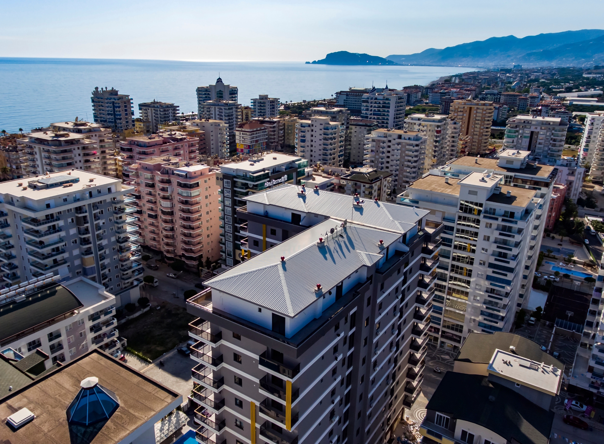 Luksuriøs 3+1 Penthouse med Hav- og Bjergudsigt i Alanya - Mahmutlar