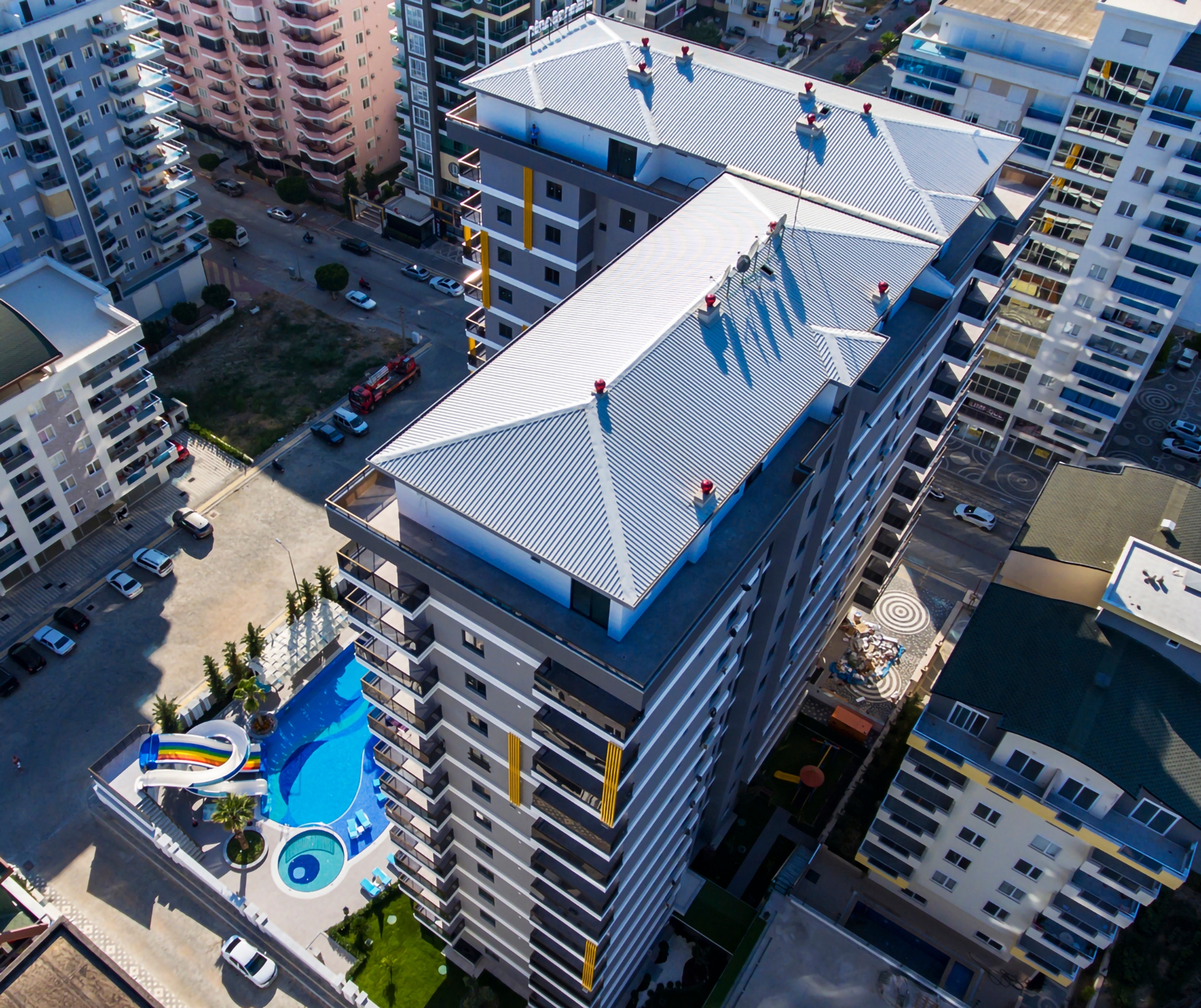 Luksuriøs 3+1 Penthouse med Hav- og Bjergudsigt i Alanya - Mahmutlar