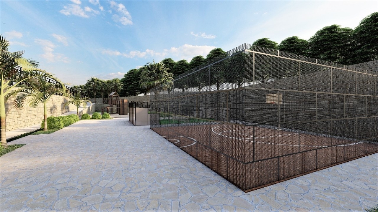 Luxuriöse 1+1 Wohnung mit Meerblick und Bergblick, Alanya - Avsallar