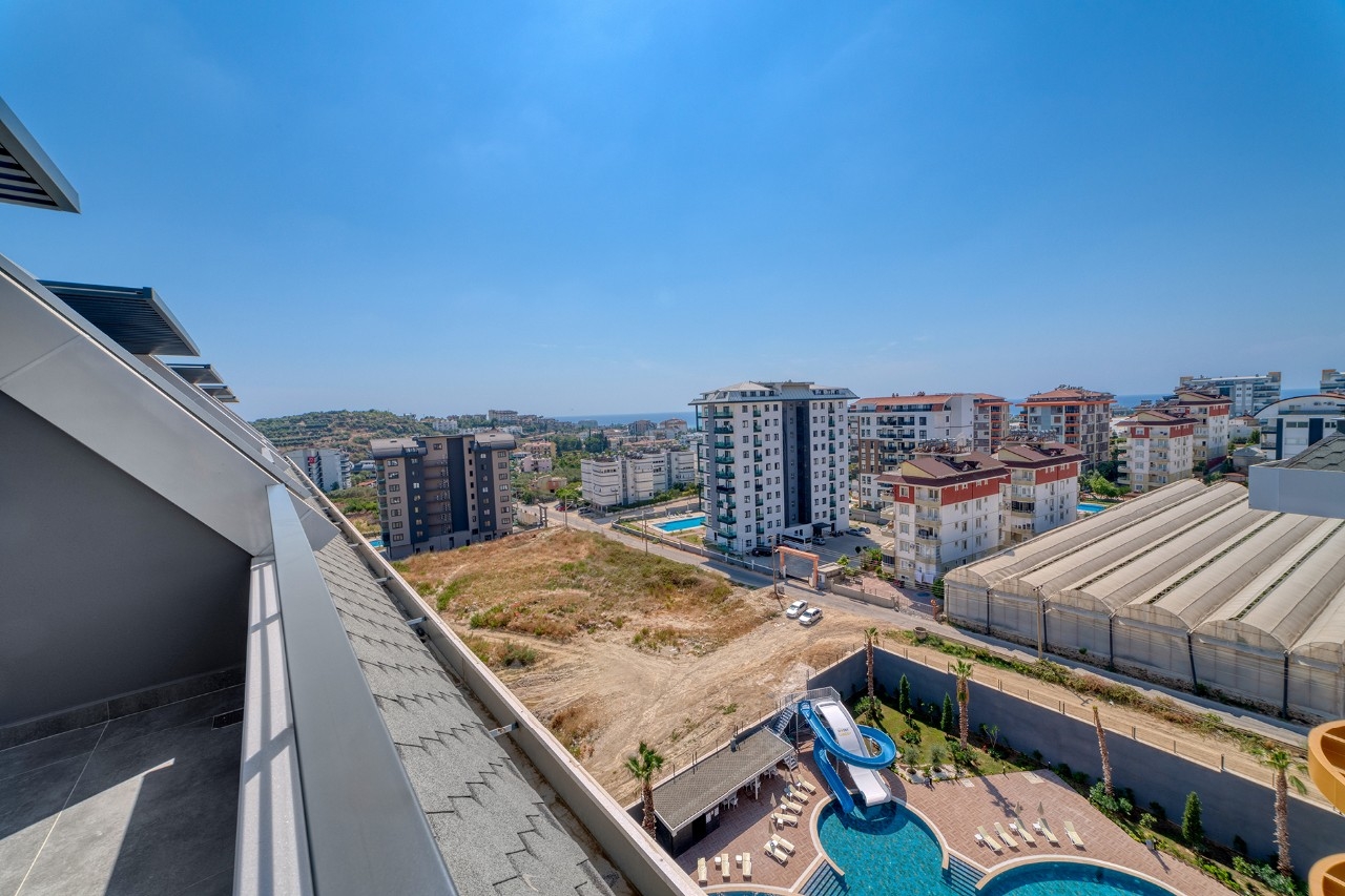 Luxury 1+1 Apartment with Sea and Mountain Views in Avsallar