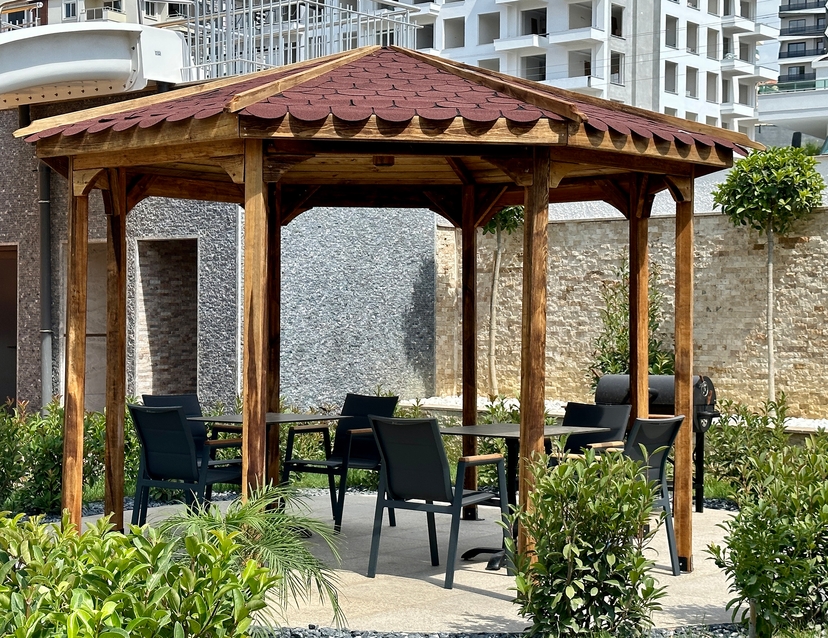 Luxuriöse 1+1 Wohnung mit Meerblick in Avsallar, Alanya
