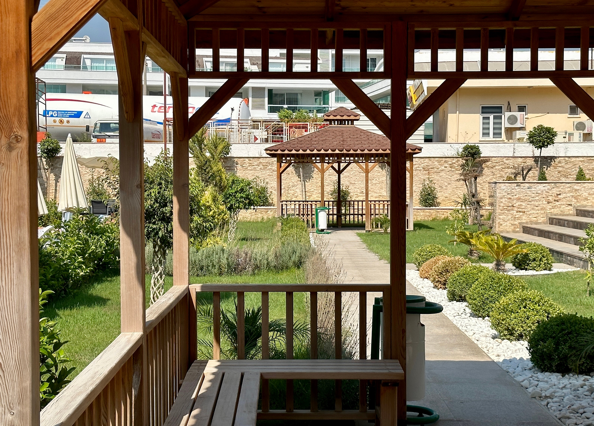 Luxuriöse 1+1 Wohnung mit Meerblick in Avsallar, Alanya