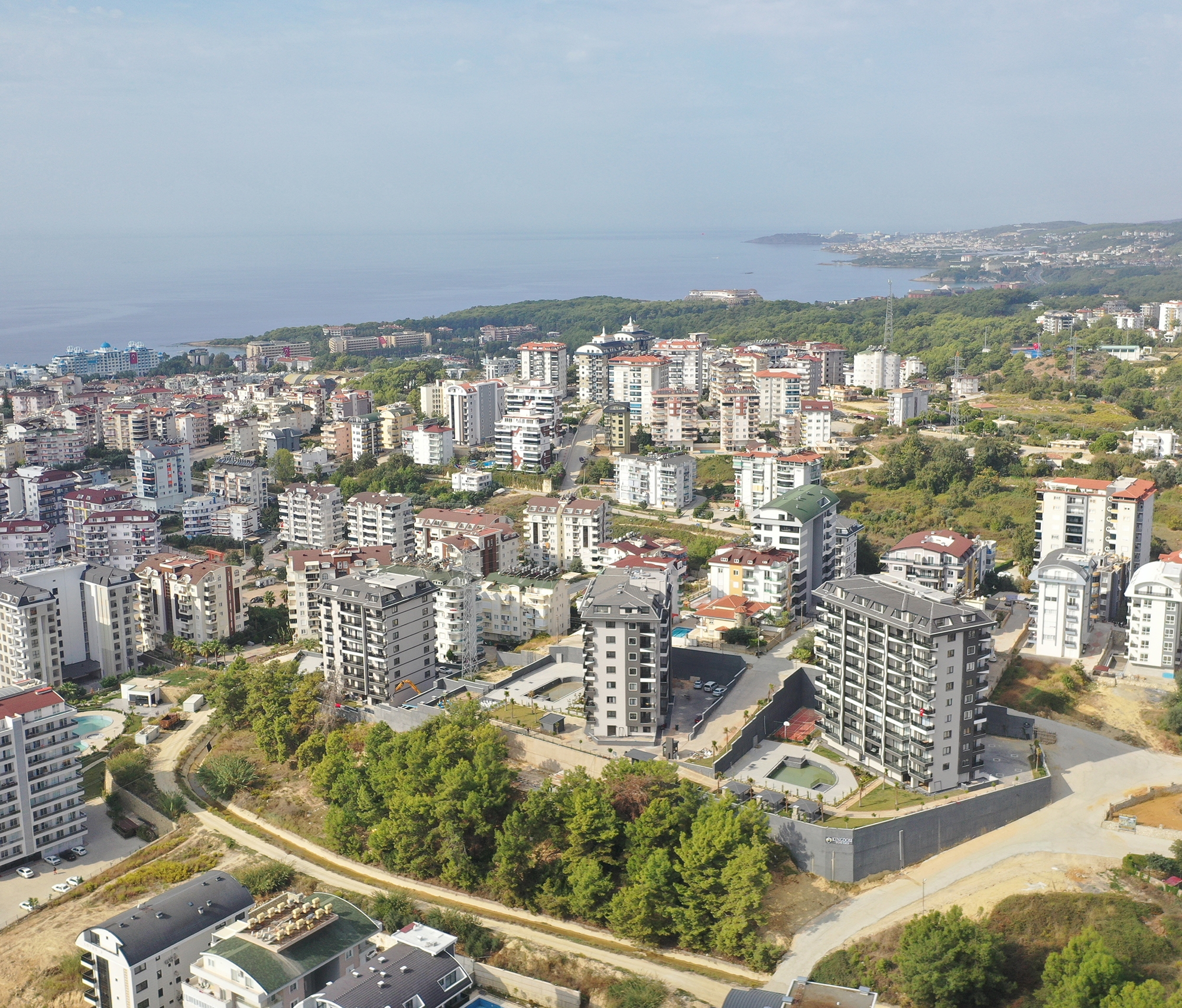 Luksuriøs 2+1 Lejlighed med Hav- og Bjergudsigt, Alanya - Avsallar