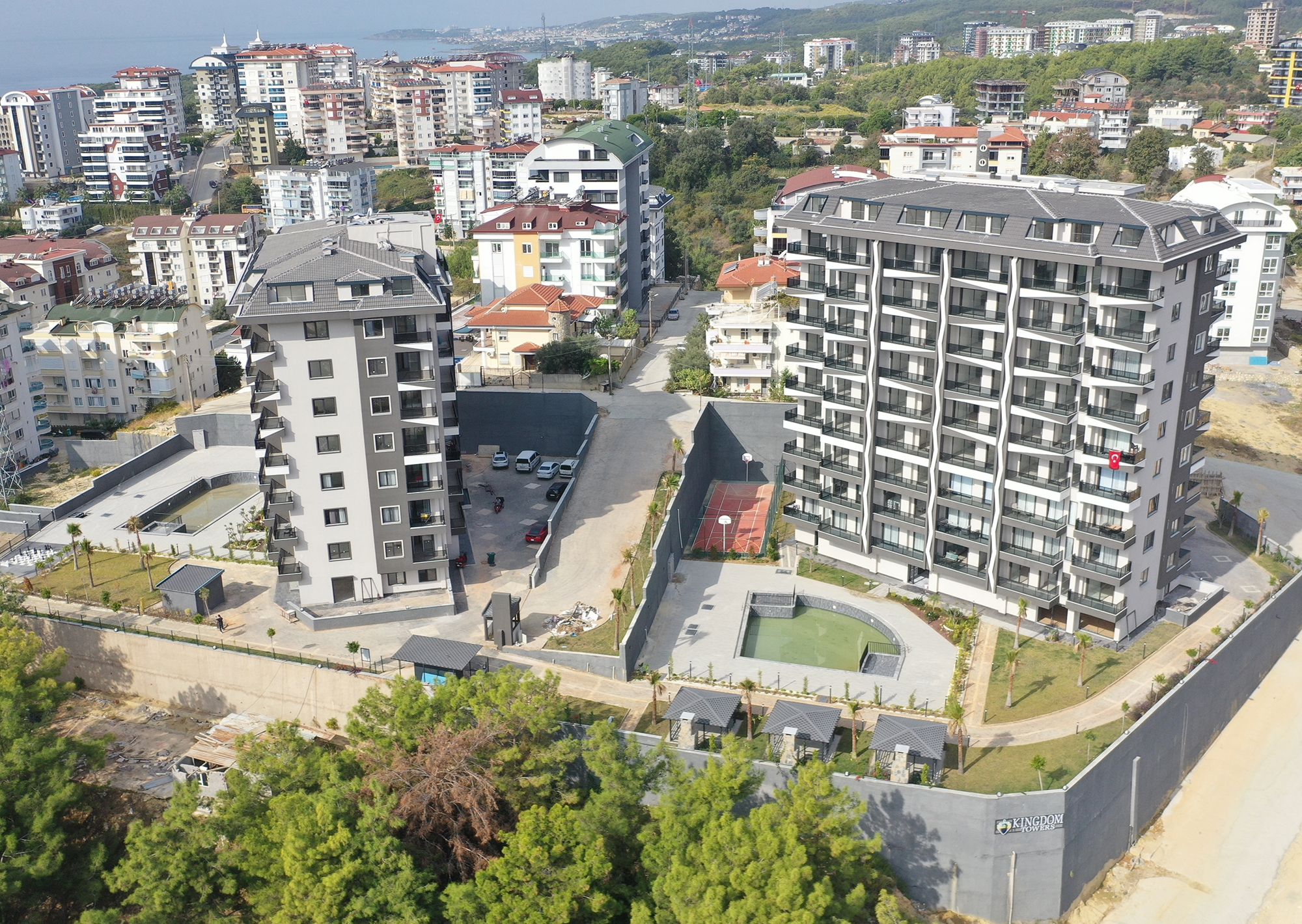Luksuriøs 2+1 Lejlighed med Hav- og Bjergudsigt, Alanya - Avsallar
