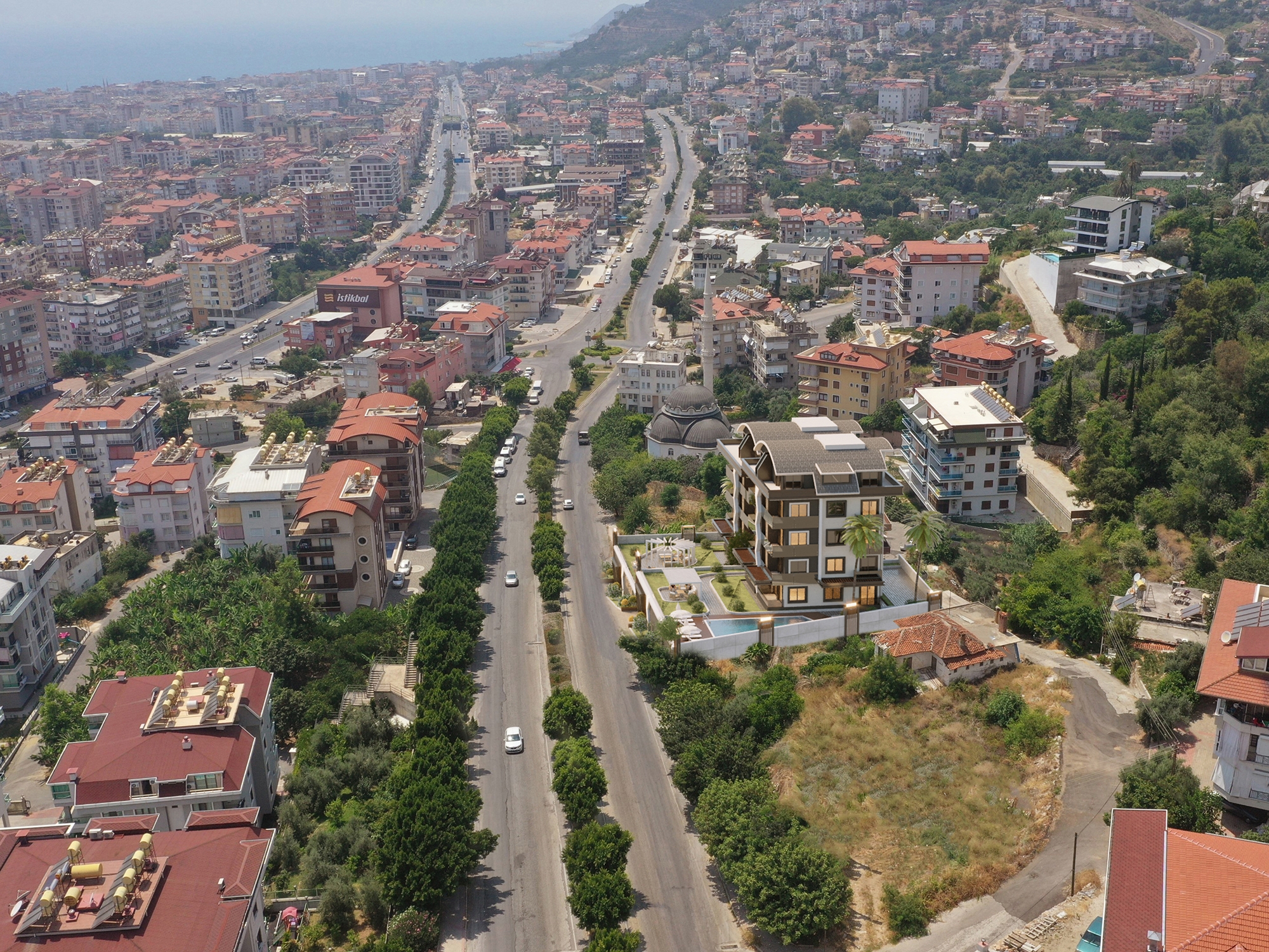 Luxuriöses 4+1 Apartment mit atemberaubendem Blick in Alanya-Hasbahce