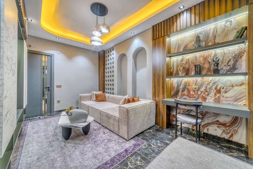 Luksuriøs 5+1 Villa med Fantastisk Udsigt i Kargicak, Alanya