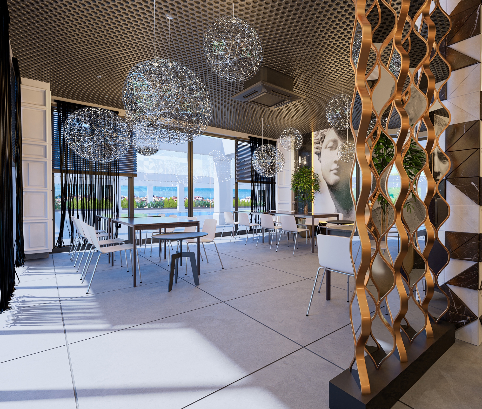 Luksuriøs 1+1 Lejlighed med Fantastisk Udsigt, Alanya Center