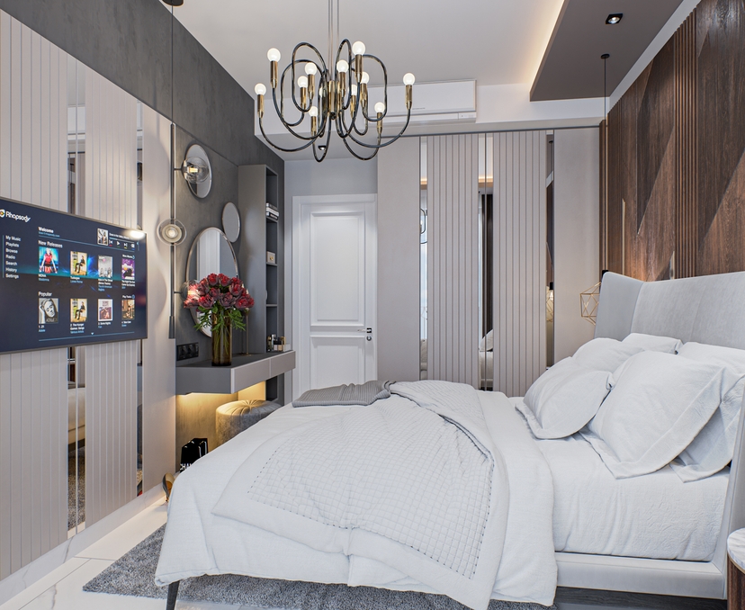 Luksuriøs 1+1 Lejlighed med Fantastisk Udsigt, Alanya Center