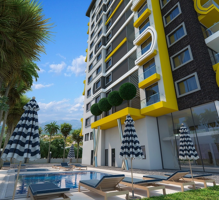 Amazing complex with many on-site facilities in Alanya
