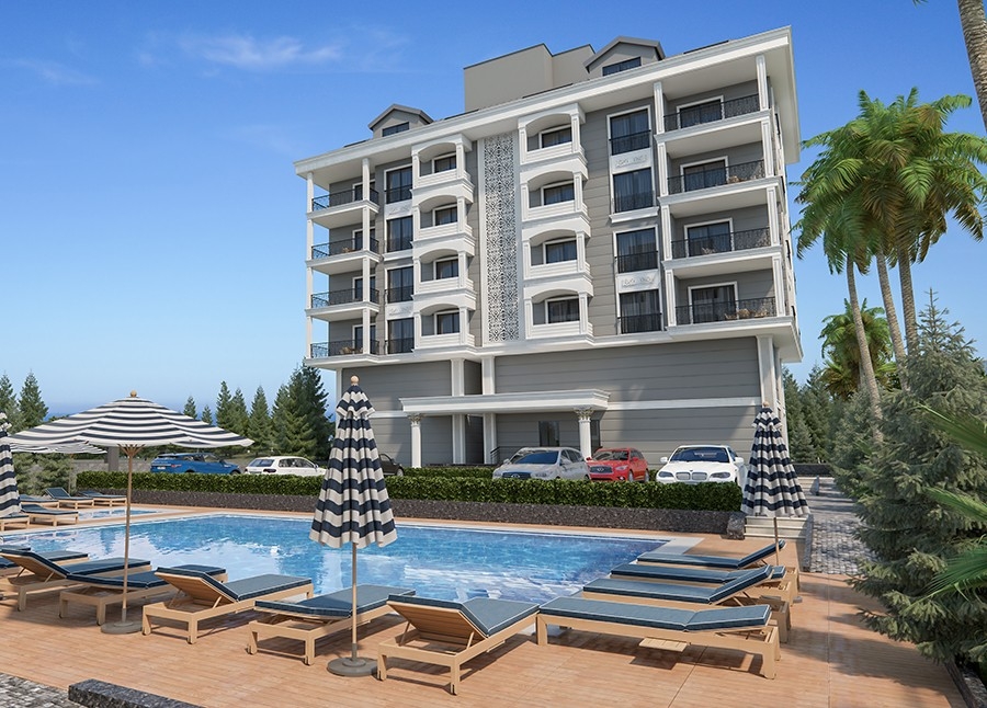 Cozy and very charming residential complex newly launched in Alanya