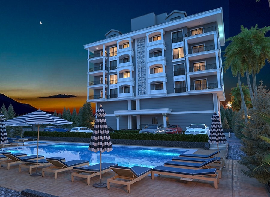Cozy and very charming residential complex newly launched in Alanya