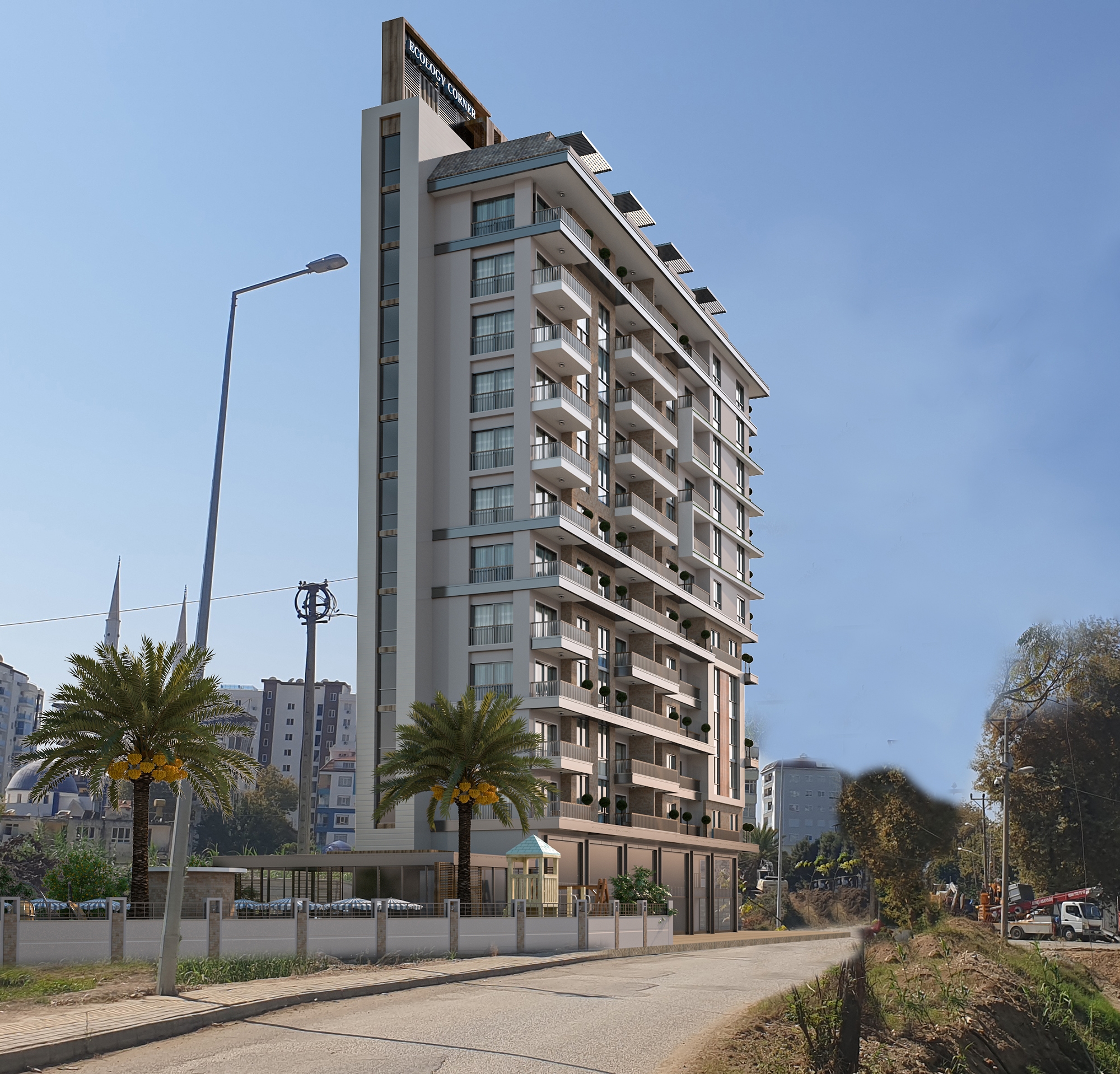 Luxury 1+1 Apartment with Sea and Mountain Views, Alanya - Mahmutlar