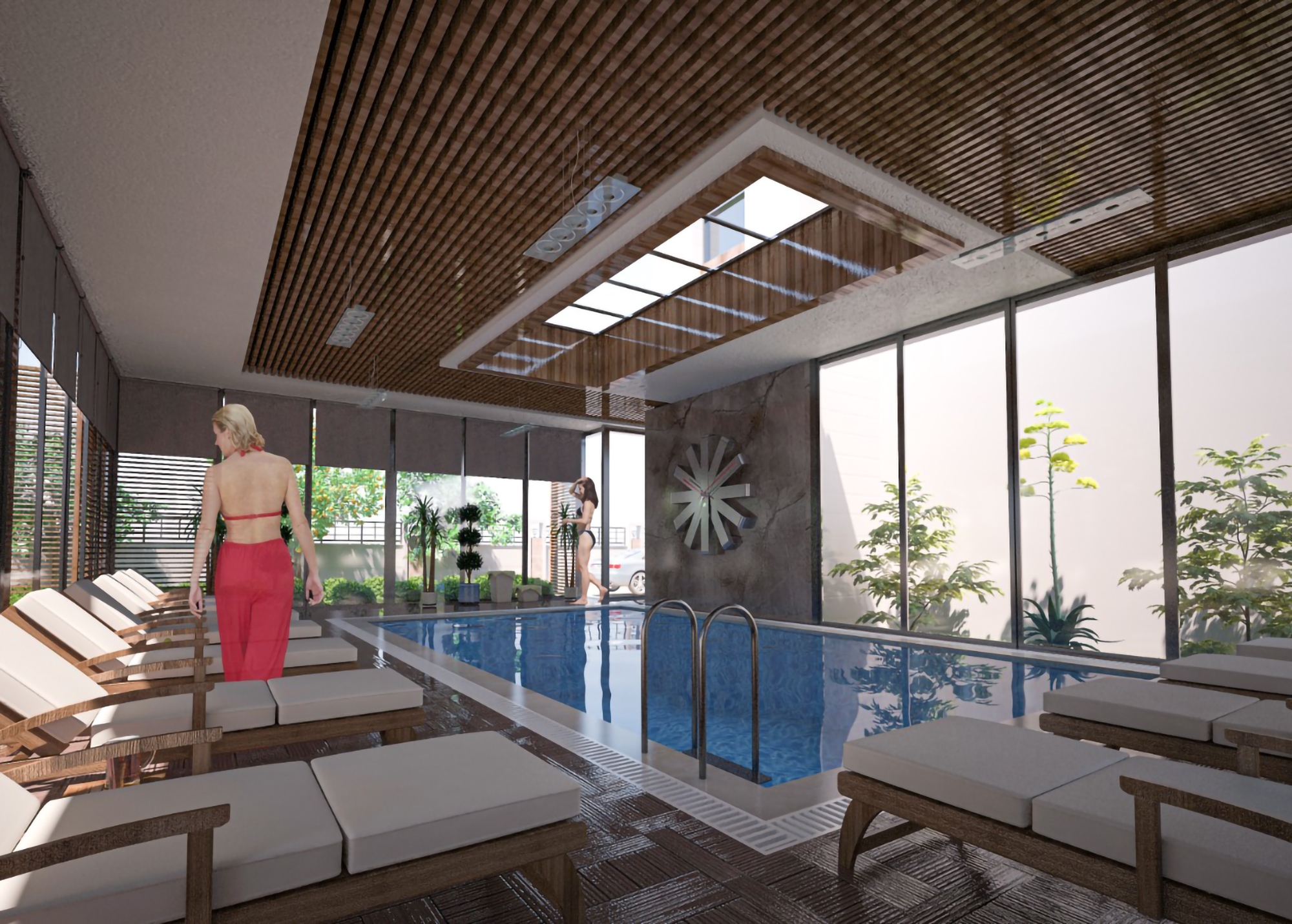 Luxury 1+1 Apartment with Sea and Mountain Views, Alanya - Mahmutlar