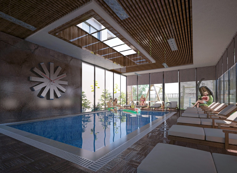 Luxury 1+1 Apartment with Sea and Mountain Views, Alanya - Mahmutlar