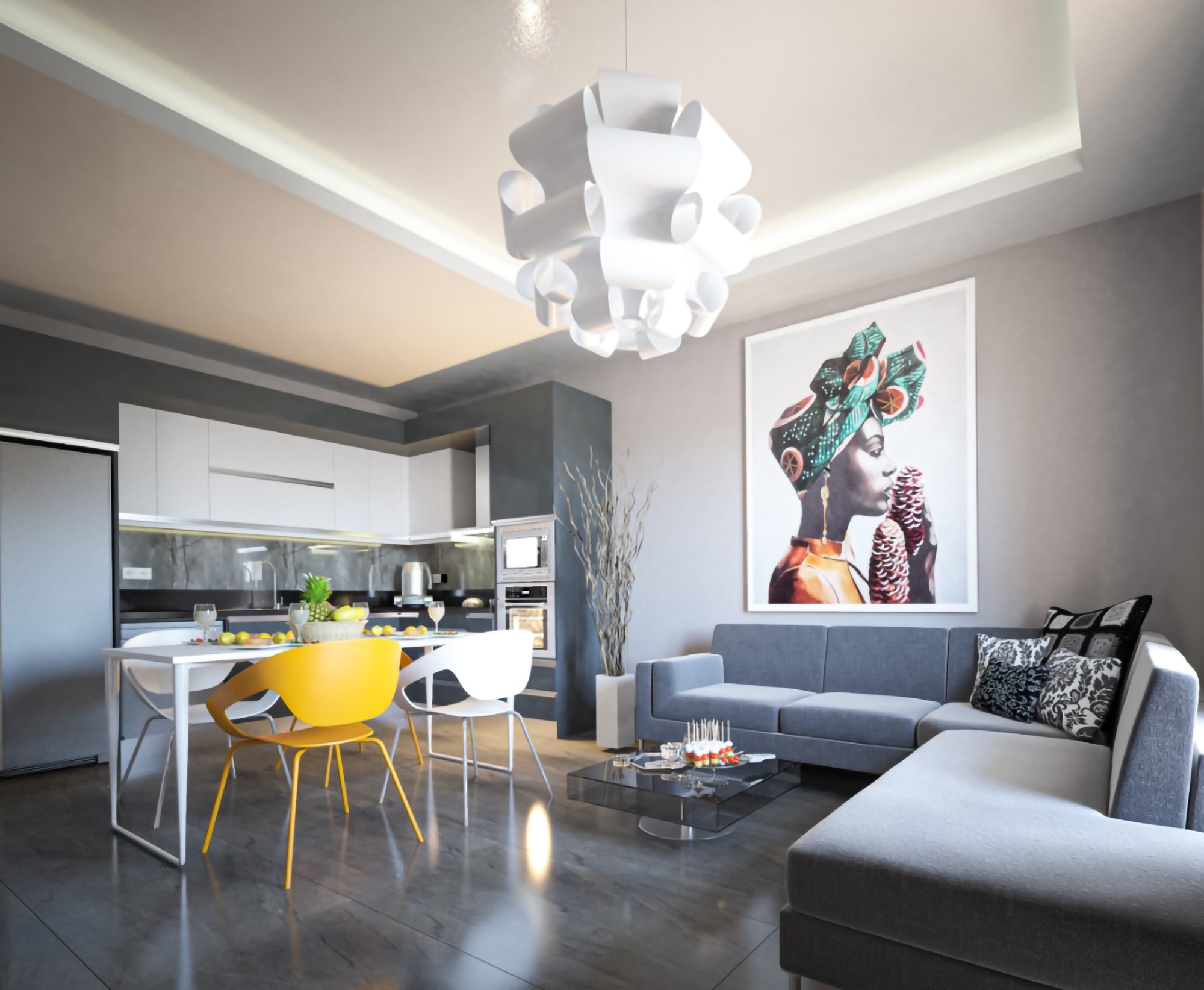 Luxury 1+1 Apartment with Sea and Mountain Views, Alanya - Mahmutlar