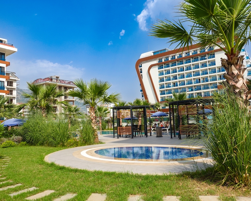 Ylellinen 2+1 huoneisto meri- ja vuorinäköalalla, Alanya - Kestel