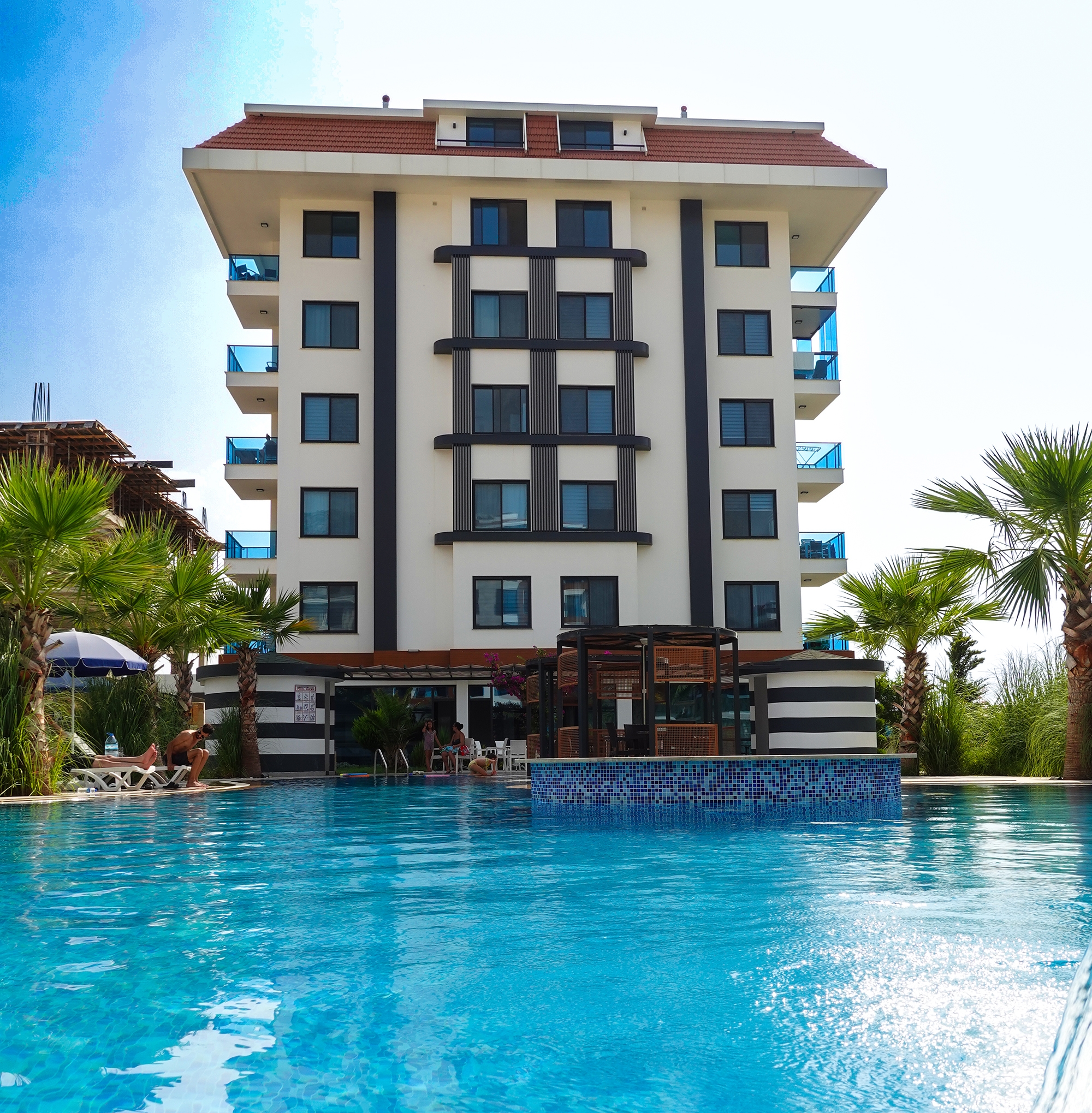Ylellinen 2+1 huoneisto meri- ja vuorinäköalalla, Alanya - Kestel